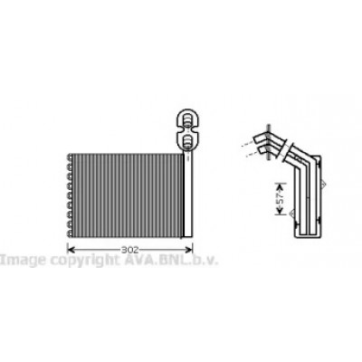 Теплообменник, отопление салона VW6202 AVA QUALITY COOLING - купить в магазине запчастей по Украине