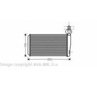 Теплообменник, отопление салона AVA QUALITY COOLING VW6259 VW6259 AVA QUALITY COOLING - купить в магазине запчастей по Украине