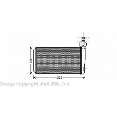 Теплообменник, отопление салона VW6259 AVA QUALITY COOLING - купить в магазине запчастей по Украине