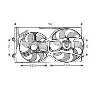 Вентилятор, охлаждение двигателя AVA QUALITY COOLING VW7514 VW7514 AVA QUALITY COOLING - купить в магазине запчастей по Украине