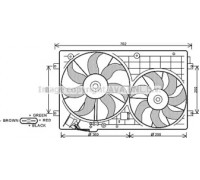 VW7528 AVA QUALITY COOLING - купить в магазине запчастей по Украине