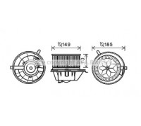 Электродвигатель, вентиляция салона AVA QUALITY COOLING VW8337 VW8337 AVA QUALITY COOLING - купить в магазине запчастей по Украине