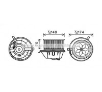 Электродвигатель, вентиляция салона AVA QUALITY COOLING VW8342 VW8342 AVA QUALITY COOLING - купить в магазине запчастей по Украине