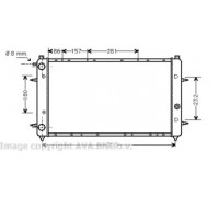 VWA2114 AVA QUALITY COOLING - купить в магазине запчастей по Украине