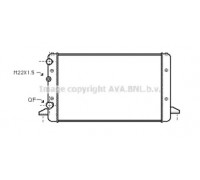 Радиатор, охлаждение двигателя AVA QUALITY COOLING VWA2121 VWA2121 AVA QUALITY COOLING - купить в магазине запчастей по Украине