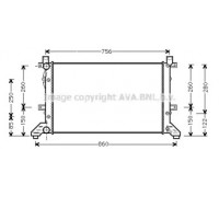 VWA2155 AVA QUALITY COOLING - купить в магазине запчастей по Украине