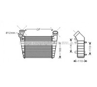 Интеркулер AVA QUALITY COOLING VWA4216 VWA4216 AVA QUALITY COOLING - купить в магазине запчастей по Украине