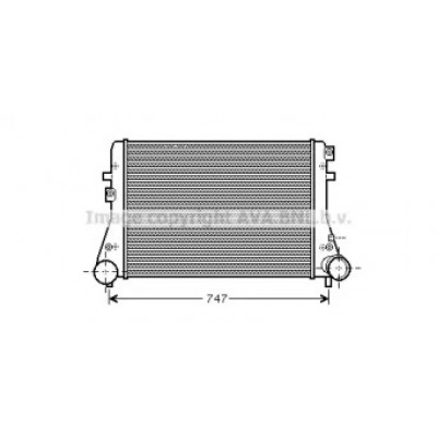 Интеркулер VWA4306 AVA QUALITY COOLING - купить в магазине запчастей по Украине