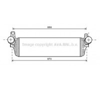 VWA4313 AVA QUALITY COOLING - купить в магазине запчастей по Украине