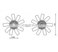 VWC364 AVA QUALITY COOLING - купить в магазине запчастей по Украине