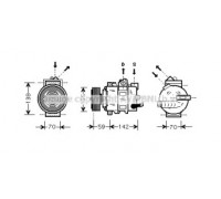 VWK284 AVA QUALITY COOLING - купить в магазине запчастей по Украине