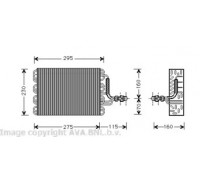 Испаритель, кондиционер AVA QUALITY COOLING VWV016 VWV016 AVA QUALITY COOLING - купить в магазине запчастей по Украине