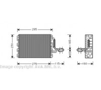 VWV168 AVA QUALITY COOLING - купить в магазине запчастей по Украине
