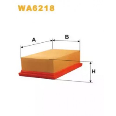 Воздушный фильтр WA6218 WIX FILTERS - купить в магазине запчастей по Украине