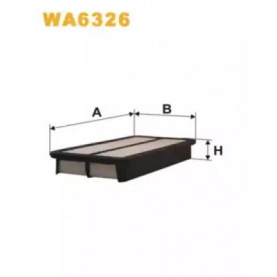 Воздушный фильтр WA6326 WIX FILTERS - купить в магазине запчастей по Украине
