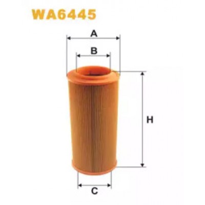 Воздушный фильтр WA6445 WIX FILTERS - купити в магазині запчастин по Україні