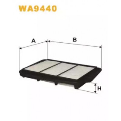 Воздушный фильтр WA9440 WIX FILTERS - купить в магазине запчастей по Украине