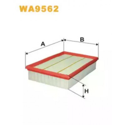 Воздушный фильтр WA9562 WIX FILTERS - купити в магазині запчастин по Україні