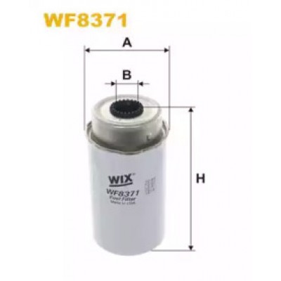 Топливный фильтр WF8371 WIX FILTERS - купити в магазині запчастин по Україні