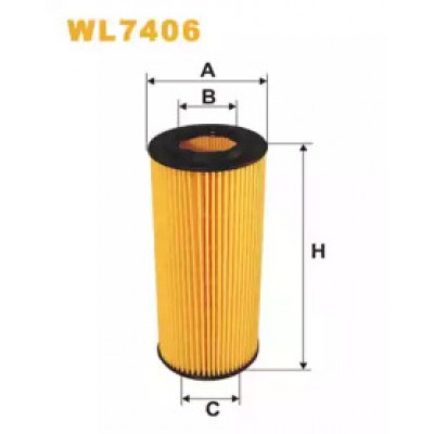 Масляный фильтр WL7406 WIX FILTERS - купити в магазині запчастин по Україні