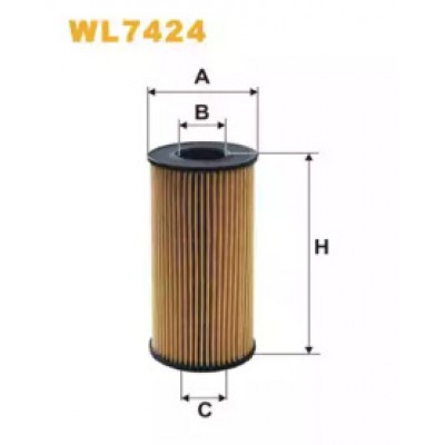 Масляный фильтр WL7424 WIX FILTERS - купити в магазині запчастин по Україні