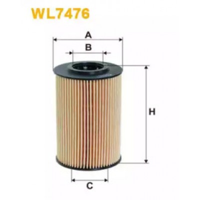 Масляный фильтр WL7476 WIX FILTERS - купить в магазине запчастей по Украине