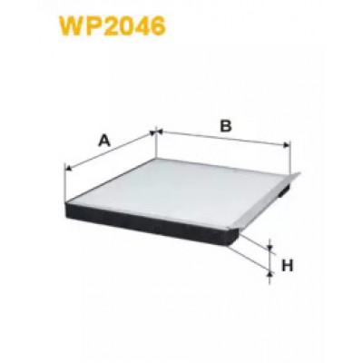 Фильтр, воздух во внутренном пространстве WP2046 WIX FILTERS - купити в магазині запчастин по Україні
