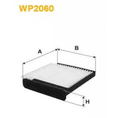 Фильтр, воздух во внутренном пространстве WP2060 WIX FILTERS - купить в магазине запчастей по Украине