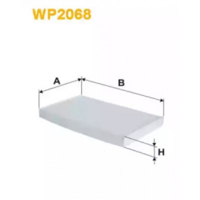 Фильтр, воздух во внутренном пространстве WP2068 WIX FILTERS - купити в магазині запчастин по Україні