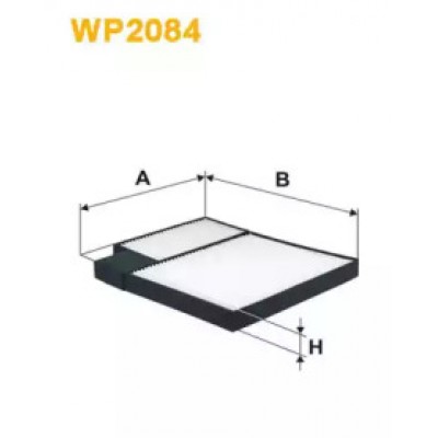 Фильтр, воздух во внутренном пространстве WP2084 WIX FILTERS - купити в магазині запчастин по Україні