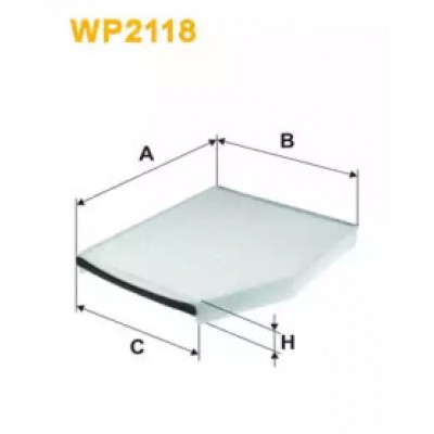 Фильтр, воздух во внутренном пространстве WP2118 WIX FILTERS - купити в магазині запчастин по Україні