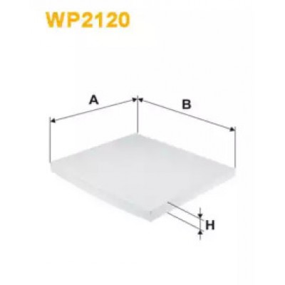 Фильтр, воздух во внутренном пространстве WP2120 WIX FILTERS - купити в магазині запчастин по Україні