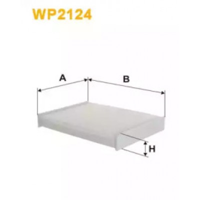 Фильтр, воздух во внутренном пространстве WP2124 WIX FILTERS - купити в магазині запчастин по Україні