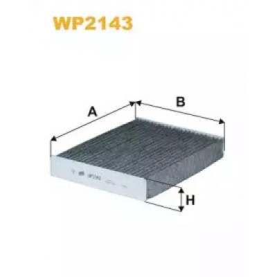 Фильтр, воздух во внутренном пространстве WP2143 WIX FILTERS - купити в магазині запчастин по Україні