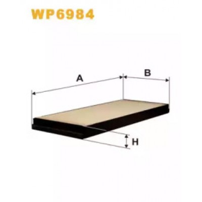Фильтр, воздух во внутренном пространстве WP6984 WIX FILTERS - купити в магазині запчастин по Україні