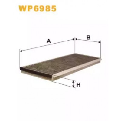 Фильтр, воздух во внутренном пространстве WP6985 WIX FILTERS - купити в магазині запчастин по Україні