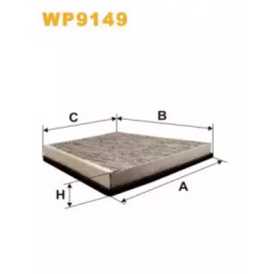 Фильтр, воздух во внутренном пространстве WP9149 WIX FILTERS - купити в магазині запчастин по Україні