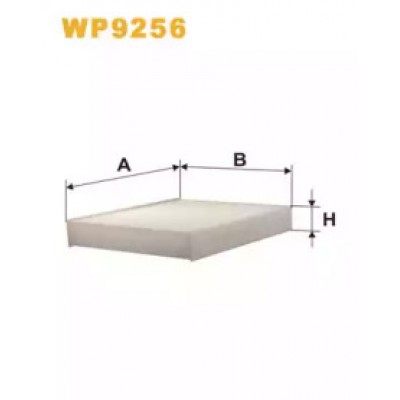 Фильтр, воздух во внутренном пространстве WP9256 WIX FILTERS - купити в магазині запчастин по Україні