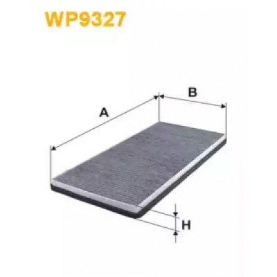 Фильтр, воздух во внутренном пространстве WP9327 WIX FILTERS - купити в магазині запчастин по Україні