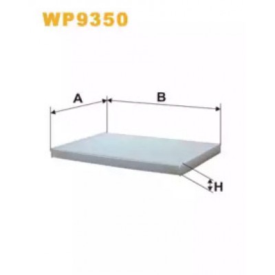 Фильтр, воздух во внутренном пространстве WP9350 WIX FILTERS - купити в магазині запчастин по Україні