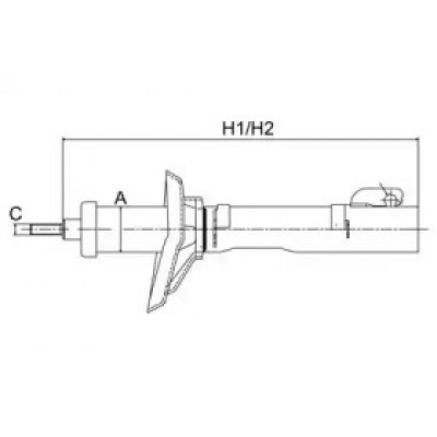 Амортизатор Z3210G SCT Germany - купить в магазине запчастей по Украине
