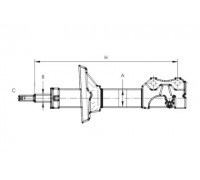 Амортизатор SCT Germany Z 3884G Z3884G SCT Germany - купить в магазине запчастей по Украине