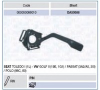 Выключатель на рулевой колонке MAGNETI MARELLI 000050086010 000050086010 MAGNETI MARELLI - купить в магазине запчастей по Украине