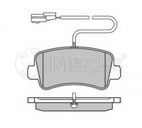 Комплект тормозных колодок, дисковый тормоз MEYLE 025 251 1218/W 0252511218W MEYLE - купить в магазине запчастей по Украине