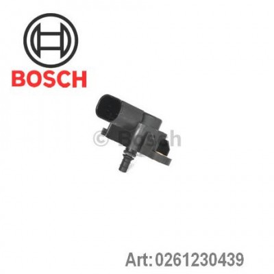 Датчик, давление наддува 0261230439 BOSCH - купить в магазине запчастей по Украине