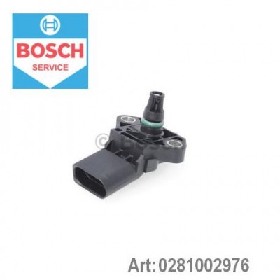 Датчик, давление во впускной трубе 0281002976 BOSCH - купить в магазине запчастей по Украине