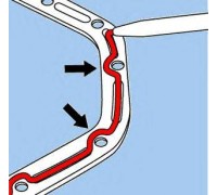 Прокладка, крышка картера (блок-картер двигателя) ELRING 030.792 030792 ELRING - купить в магазине запчастей по Украине