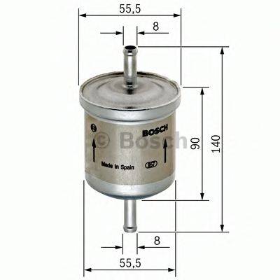 Топливный фильтр 0450905280 BOSCH - купить в магазине запчастей по Украине