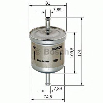 Топливный фильтр 0450905318 BOSCH - купить в магазине запчастей по Украине