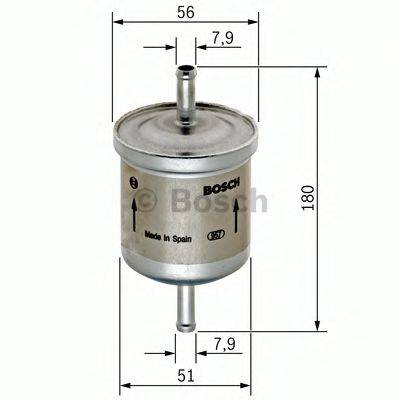 Топливный фильтр 0450905939 BOSCH - купить в магазине запчастей по Украине